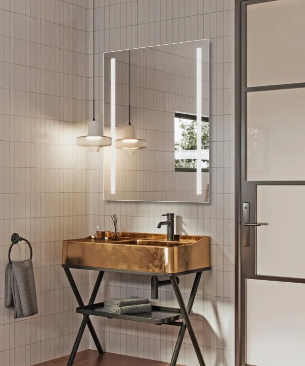 Charimsa LED Lighted Mirror 2 Residential by Cordova Mirrors