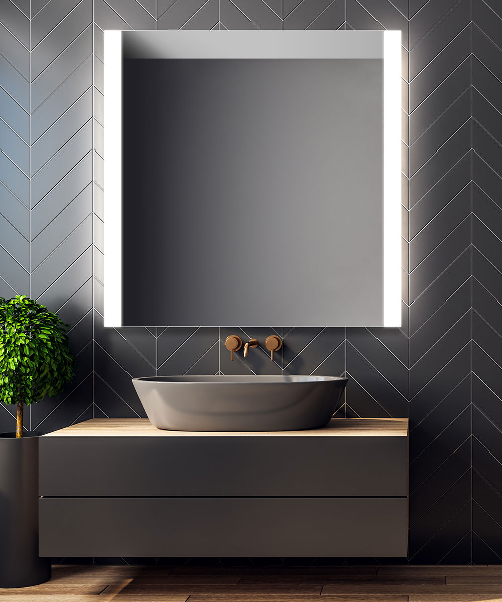 Harmony LED Lighted Mirror Residential 2 by Cordova Mirrors