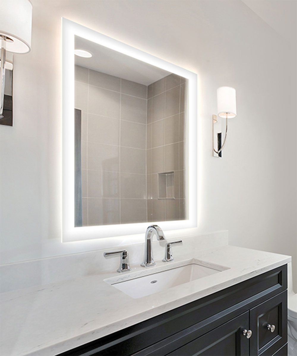 Prestige LED Lighted Mirror Residential 1 by Cordova Mirrors