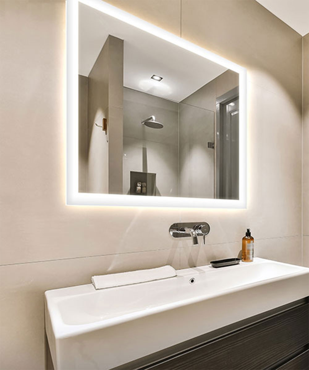 Prestige LED Lighted Mirror Residential 2 by Cordova Mirrors